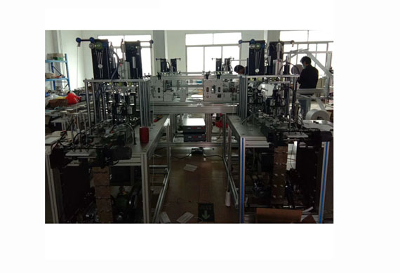 semi automatic non woven face mask machine