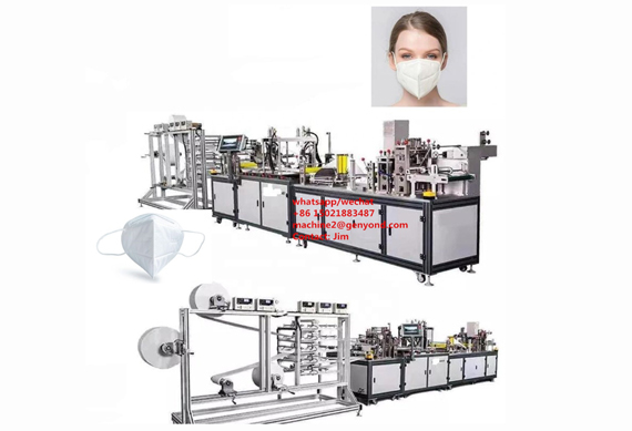 3 layers Automatic Outside Earloop Face Mask Making Machinery