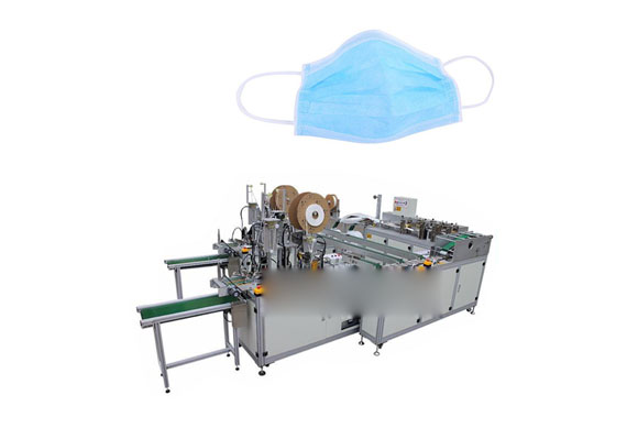 Semi automatic disposable mask machine