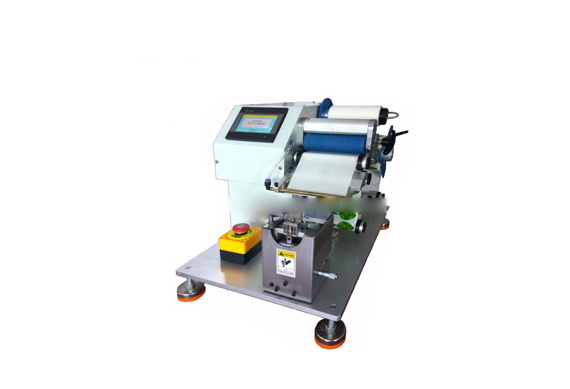 shanghai semi automatic folding half fold labeller for lollipop