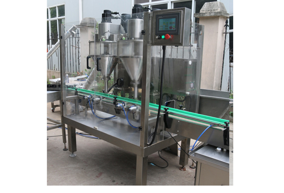 Auto 1 kg coffee powder filling and capping machine