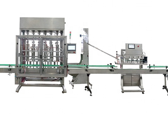 Automatic engine oil filling machine with video