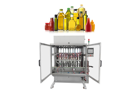 factory price automatic edible oil bottle filling and capping machine