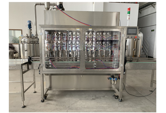 Automatic corn oil bottle filling machine