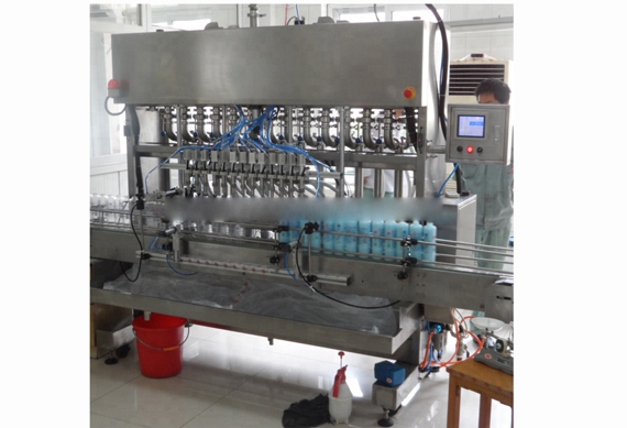 Shanghai factory toilet cleaning liquid filler machine toilet cleaner filler toilet cleaning liquid filling machine