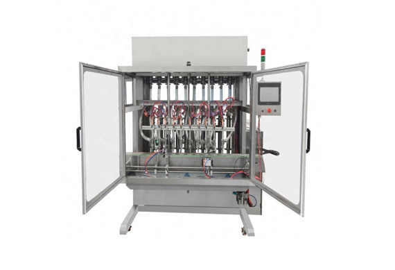 Automatic fluid bottling machine filling capping and labeling machine