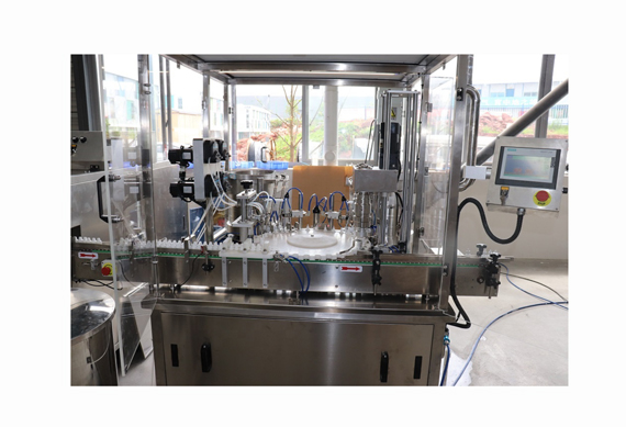 Automatic bubbaloo e-liquid filling machine with high speed