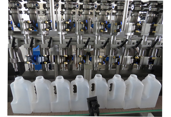 Filler capper and sticker labeling machines for Antifreeze PET bottles