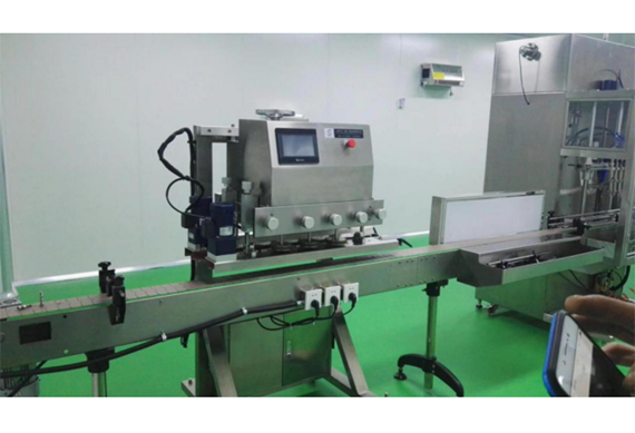 Filler capper and sticker labeling machines for Antifreeze PET bottles