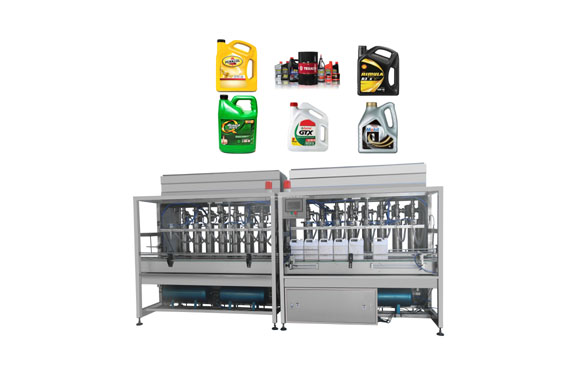 Automatic manufacturing engine oil bottle filling capping labeling machine 1 buyer