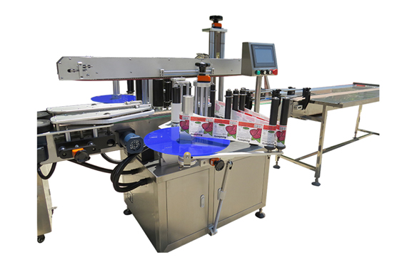 Manufacturer price for square bottle labeling machine with video