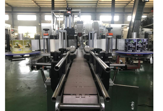 Manufacturer price for square bottle labeling machine with video