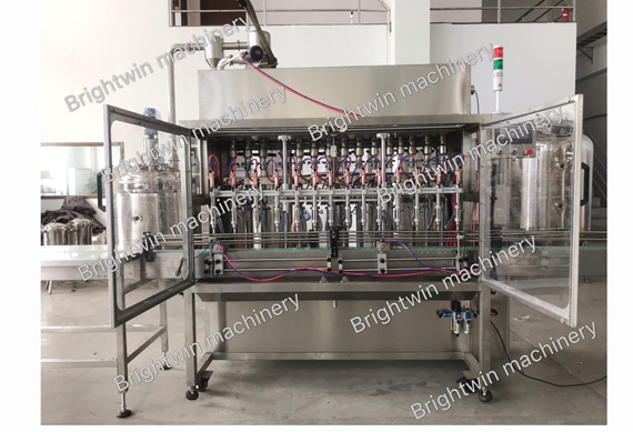 Automatic 5 litre liquid linear filling machine