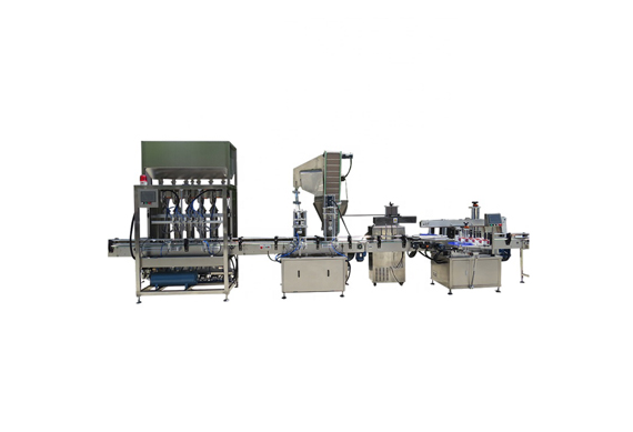 Shanghai supplier automatic mouthwash filling capping labeling machine