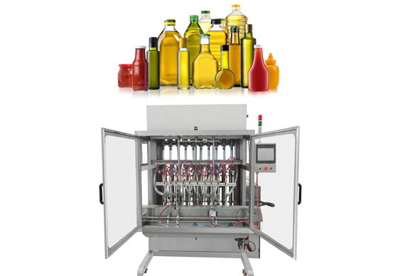 100~5000ml honey cream heating tank paste filling packing machine high viscosity liquid filling machine