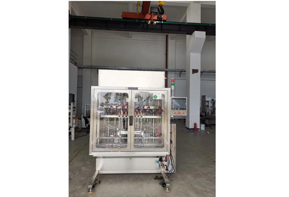 Automatic liquid bottle filling machine