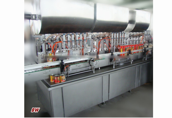 tomato paste filing TIN canning sealing machine WITH GMP