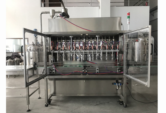 Automatic liquid soup filling machine