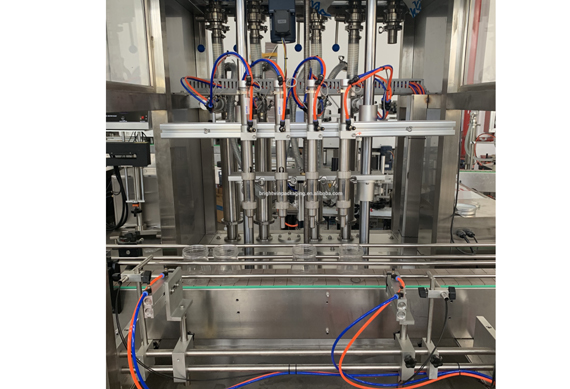 Automatic honey pistons filling capping and labeling line