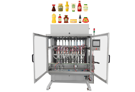 factory price automatic peanut butter glass bottle filler machine