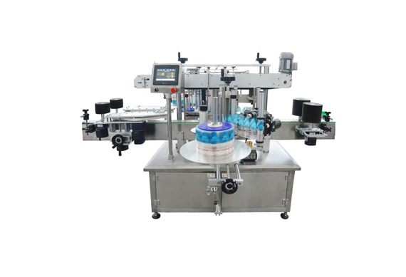 Honey glass filling spindle capping two sides labeling machines