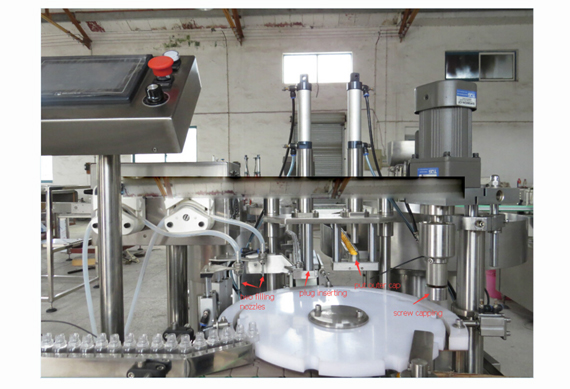 automatic eye drop filling and capping machine with CE, ISO9001 GMP