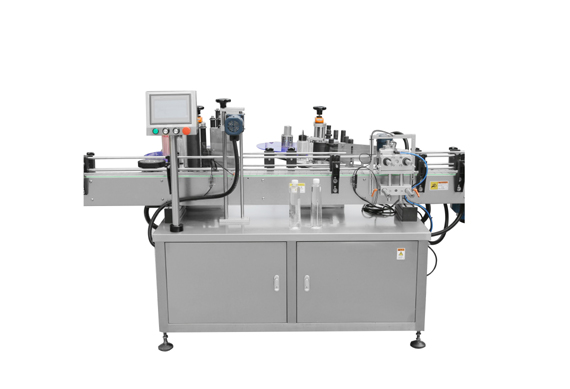 Automatic bottle sticker labels machine with video