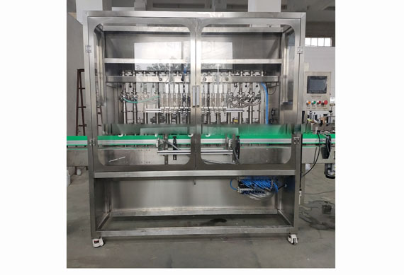 Auto diving nozzles filling liquid machines for Alcohol gel