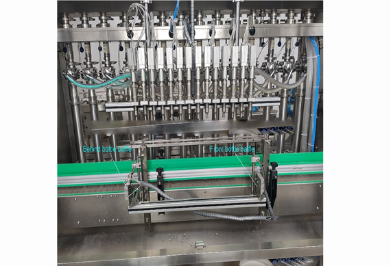 Auto diving nozzles filling liquid machines for Alcohol gel