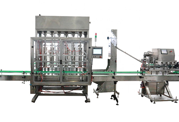 automatic chutney bottle filling capping and labeling machine with video