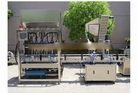 automatic salsa filling capping labeling machine line with video