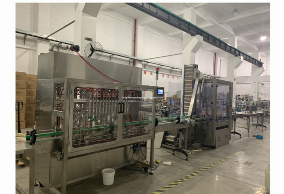 China supplier 5 litre linear filling machine oil filling line car engine oil packaging line