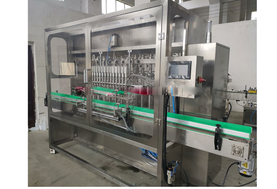 automatic strawberry juice bottle filling machine