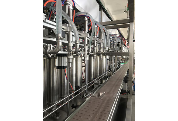 automatic plastic bottle sauce filling capping labeling line