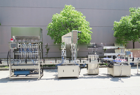 China supplier 4 nozzles paste filling machine fruit jam soy bean sauce filling packaging line