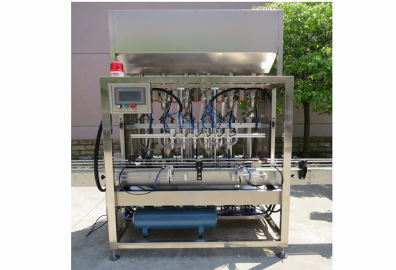 China supplier 4 nozzles paste filling machine fruit jam soy bean sauce filling packaging line