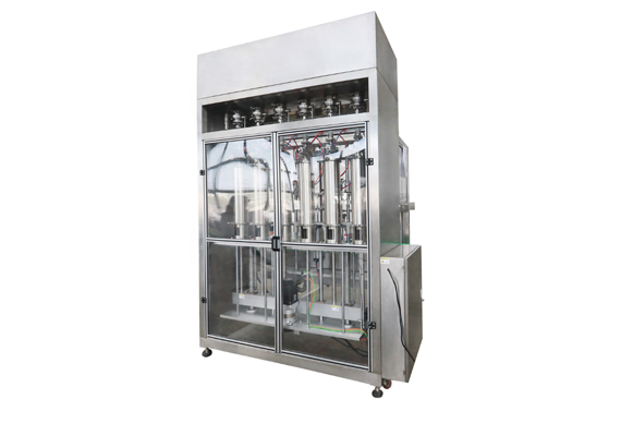 automatic pneumatic face cream filling capping and labeling machine