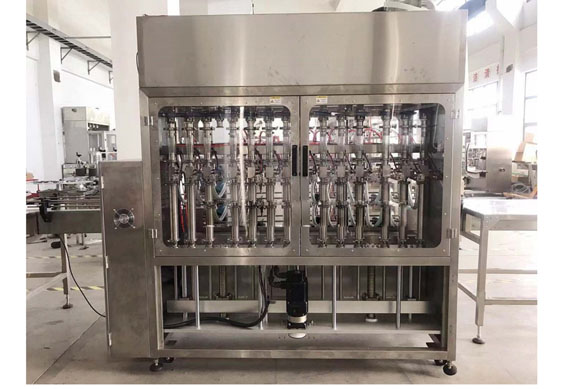 Automatic pneumatic piston filling machine for honey