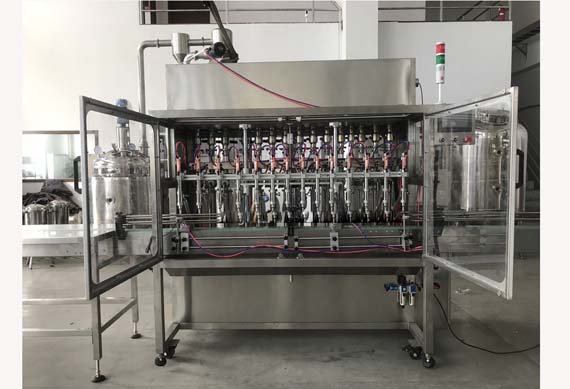 Automatic glass filling capping machine with twist off capper