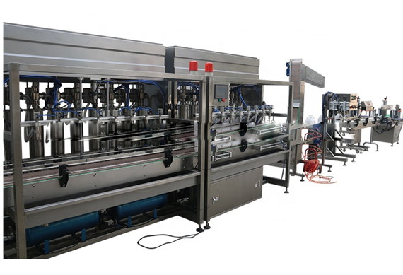 Manufacture sale lubricant oil filling line with VIDEO