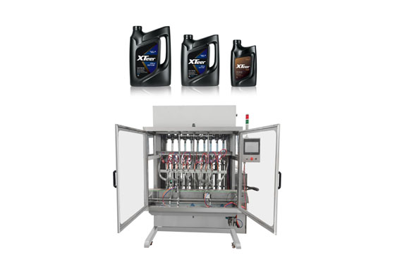 Automatic 1000BPH/2500BPH/5000BPH engine oil filling capping labeling machines with videos