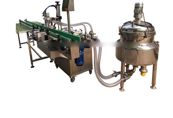 Manufacturer sales two heads filling machine two heads filler with capping labeling machine