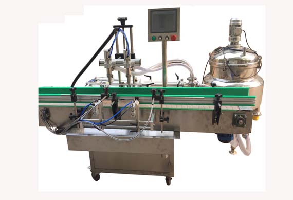 Manufacturer sales two heads filling machine two heads filler with capping labeling machine