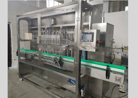 automatic mouth wash filling capping and labeling machine