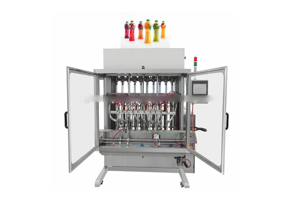 automatic bleach filling capping and labeling machine