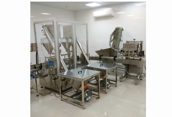 factory price automatic milk powder tin can filling machine