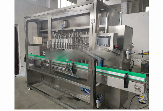 automatic petrol bottle filling capping and labeling machine