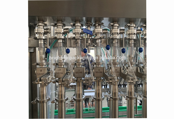 automatic petrol bottle filling capping and labeling machine