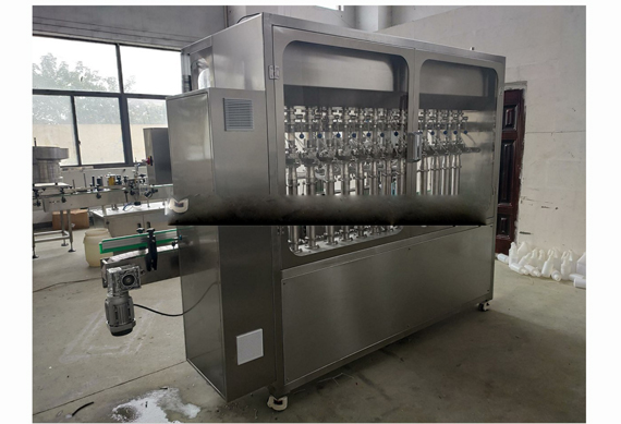 automatic petrol bottle filling capping and labeling machine