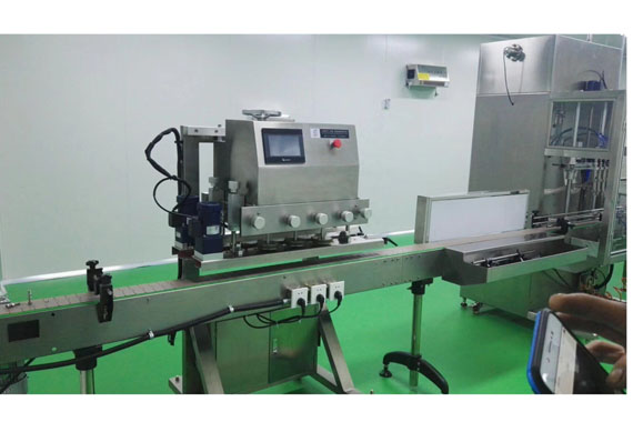 Automatic cream filling 2 heads machine WITH VIDEO